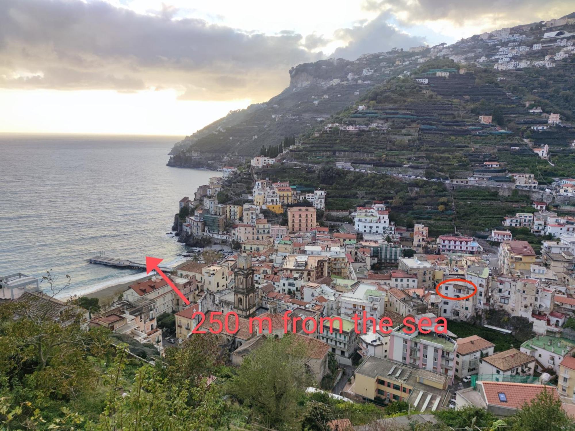 Casabluette A Minori - Amalfi Coast Apartment Bagian luar foto